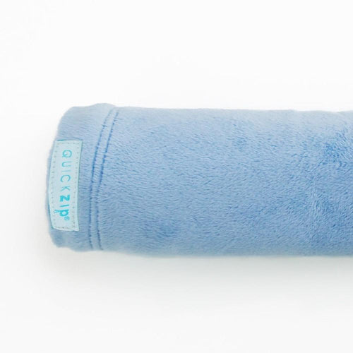Clearance Crib Zip-On Sheet Blue Mink