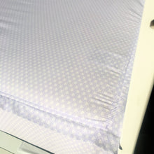 Load image into Gallery viewer, Basic Crib Starter Pack in Lavender Wave: Includes 1 Wraparound Base + 1 Cotton Zip-On Sheet