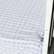 Load image into Gallery viewer, Basic Crib Starter Pack in Navy Shibori: Includes 1 Wraparound Base + 1 Cotton Zip-On Sheet