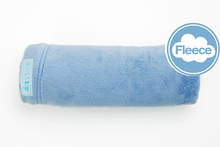 Load image into Gallery viewer, Velvety Soft Fleece Crib Zip-On Sheet in Blue (Base Sold Separately)