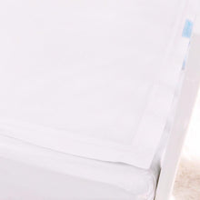 Load image into Gallery viewer, Basic Crib Starter Pack in White: Includes 1 Wraparound Base + 1 Cotton Zip-On Sheet