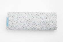 Load image into Gallery viewer, Cotton Crib Zip-On Sheet in Gray Dot (Base Sold Separately)