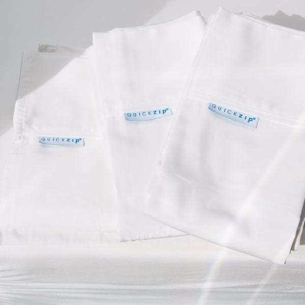 Clearance Sateen Flat Sheet California King - White